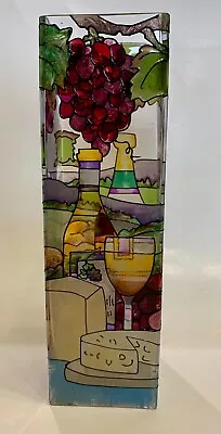 Joan Baker Hand Painted Vase Wine Theme • $14