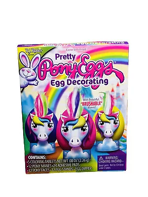  Easter Unlimited Pretty Pony Magical Unicorn Easter 65pc Egg Decorating Kit • £12.21