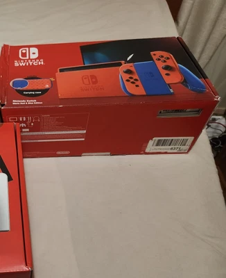 $390 • Buy Nintendo Switch Console Mario Red And Blue LIMITED EDITION