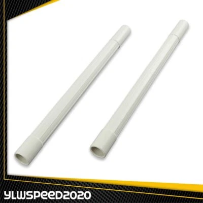 $12.08 • Buy 2X Vacuum Attachment Wand Pipe Hose Tool Extension 1.25  White Plastic New