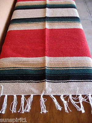 £30.28 • Buy Diamond Serape ONWDia-Red New West Southwest Southwestern Mexican Blanket 