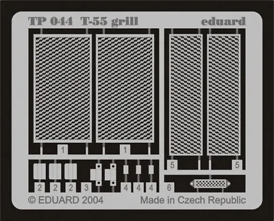Eduard 1/35 T-55A Grille (Tamiya) TP044 • $5.99