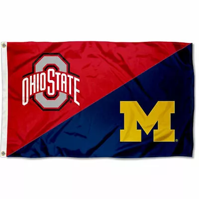 Ohio State Vs Michigan House Divided 3x5 Flag Banner • $31.95