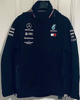 Mercedes-AMG Petronas F1 Motorsport Team ONLY RARE Rain Jacket Hamilton Russel M • £239