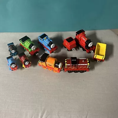 Lot Of  10 Mini Sodor Thomas & Friends Plastic Metal Trains Engines Cars! • $39.99