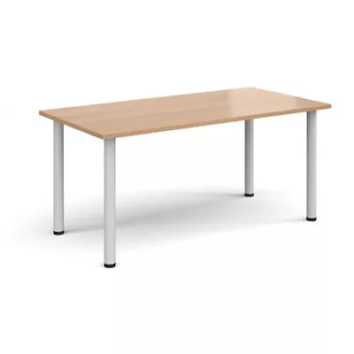 Rectangular Radial Leg Meeting Table - White Legs • £308.85