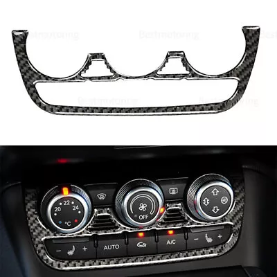 Carbon Fiber Center Console AC Switch Panel Cover For Audi TT 8N 8J MK123 08-14 • $16.55