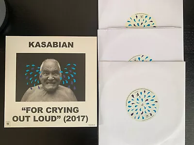 Kasabian - For Crying Out Loud 3x10” White Vinyl NM/NM Rare 2017 Alt Rock Indie • £39.99