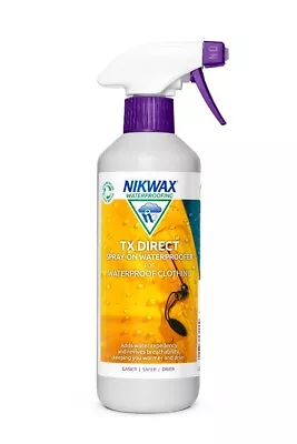 Nikwax TX Direct SPRAY ON 500ml Jacket Waterproofer For Wet Weather Clothing  • £13.60