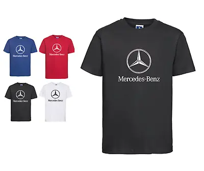£9.99 • Buy New Fan Mercedes Benz Car Logo Cotton T-shirt Car Gift Present Christmas UK