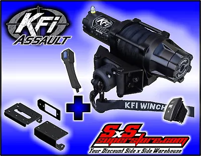 5000 Lb KFI Assault Winch Mount Combo - 2016-2021 Can-Am Defender HD5 HD8 HD10 • $545.95