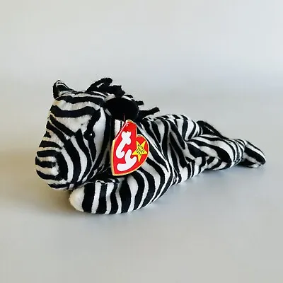 Ty Beanie Babies 1995 Ziggy The Zebra Soft Toy Stuffed Animal 8” • £7.95