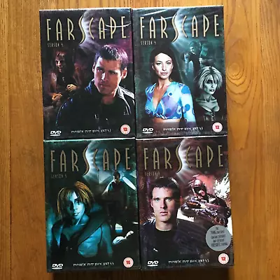  Farscape-season 4  *4 X Still Sealed Region 2 Dvd Box-sets* Eps. 6-18 + Extras • £5.25