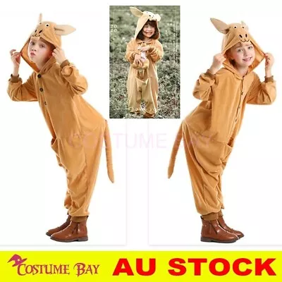 Kangaroo Furry Jumpsuit Adult Kids Onsie Costume Joey Cosplay Book Week Cosplay  • $29.95