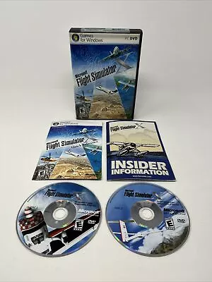 Microsoft Flight Simulator X Deluxe Edition (PC DVD-ROM) CIB COMPLETE W/ Key • $20