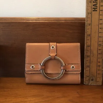 Luella Vintage Small Brown Leather Wallet • $39.99