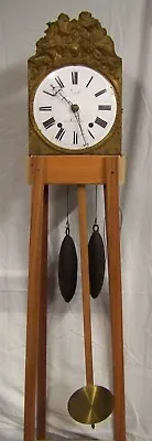 $325 • Buy Antique Circa 1850 French Comtoise/Morbier Wall Clock Complete & Running