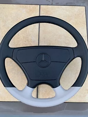 OEM Mercedes C36 C43 W202 W124 W126 Sport Line Leather Steering Wheel! Rare Find • $895