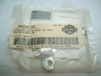 NOS Tool Box Lock Kit 64212-93 Harley Softail FXST FLST • $33.70