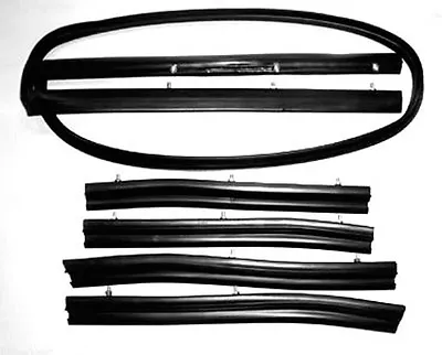 NEW! 1965 - 1968 Mustang Convertible Top 5 Piece Weatherstrip Kit Header Sides • $98.18