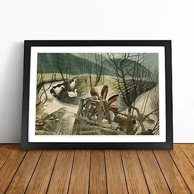 £22.95 • Buy Eric Ravilious The Water Wheel Framed Wall Art Poster Print Canvas Picture