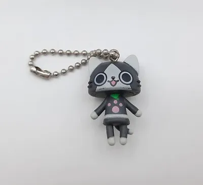 Capcom Monster Hunter Felyne Black 1  Mini Keychain Figure Toy Japan • $7