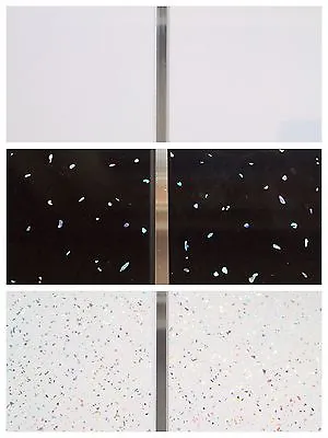 Gloss White White Sparkle Or Black Sparkle Chrome 8mm Bathroom Cladding Panels • £0.99