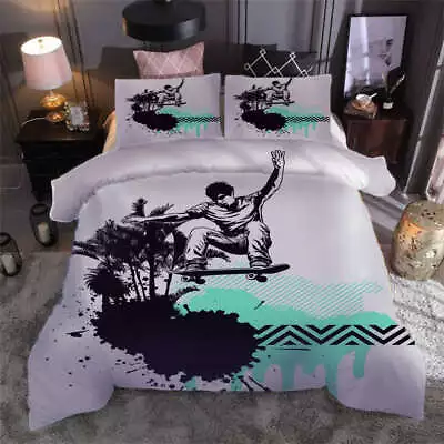 Fearless Teenager 3D Print Duvet Quilt Doona Covers Pillow Case Bedding Sets • $13.05