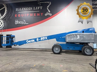 $42950 • Buy 2012 Genie S80x 1000lb Pneumatic Telescopic Boom Lift Diesel Aerial Lift 10653
