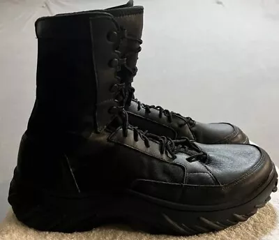 Oakley Field Assault 8  Tactical Boots Cordura/Suede Mens 13 Black Combat Field • $59.95