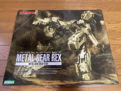 Metal Gear Solid 4 Guns Of The Patriot Metal Gear Rex 1/100 Model Kit Kotobukiya • $123.51