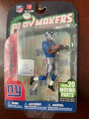 2012 NY Giants McFarlane Toys NFL Playmakers Victor Cruz 4” Figure Poseable • $12.99