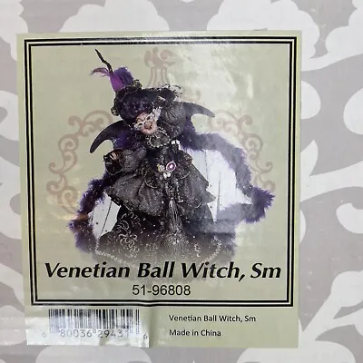 NEW Mark Roberts Venetian Ball Witch Sm 51-96808 HTF Discontinued #26/500 • $225