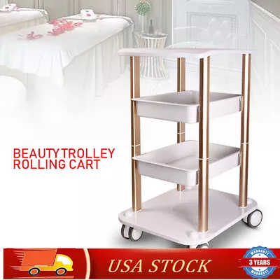 For Cavitation Beauty Machine Stand Rolling Cart ABS Aluminum Beauty SPA Trolley • $73