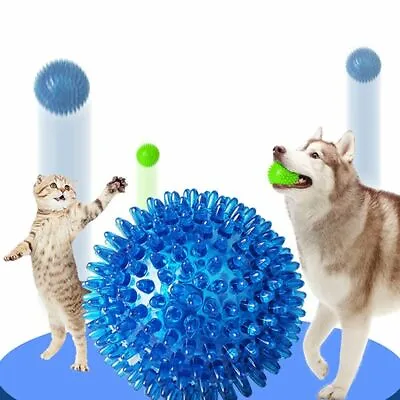 £5.69 • Buy Dog Toys Cleans Teeth Spikey Balls Interactive Toys Dog Balls Hedgehog Ball