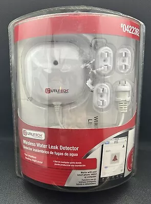 NEW SEALED Utilitech Wireless Water Leak Detector Flood Sensor Kit 0422362 ZWave • $29.95