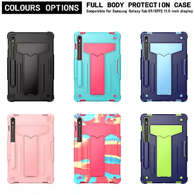 Heavy Duty Shockproof Case Cover For Samsung Galaxy Tab S9 Plus / Tab S9 / FE A9 • $29.99