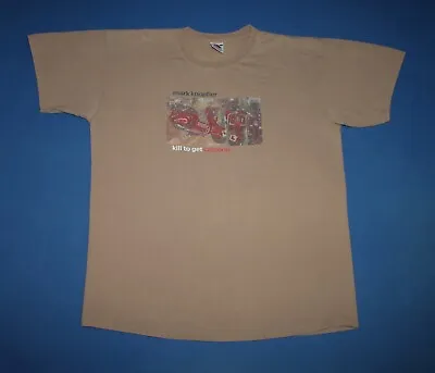 Y2K Mark Knopfler Shirt World Tour 2008 Kill To Get Crimson Blues Rock Men's L • $125.80