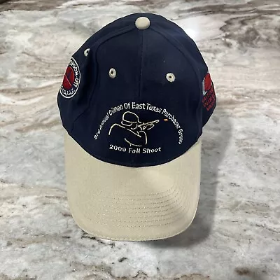 Patterson Drilling Company Baseball Cap Hat Lid Tan/Navy Strapback UTI • $12.59