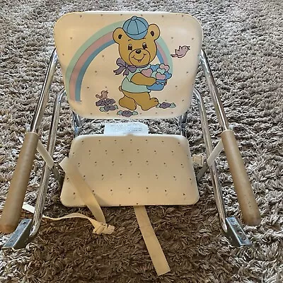 Vintage Graco Tot Loc Lock Clip On Table Top High Chair Booster Seat Metal Arms • $129.99