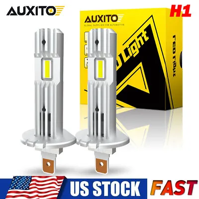 AUXITO H1 LED Headlight Kit Light Bulb High Low Beam 6500K 6000K High Power EAC • $18.04