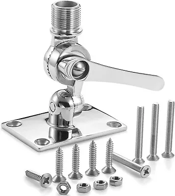 ZOMCHAIN Marine VHF Antenna Mounts Ratchet Mount 316 Stainless Steel...  • $23.21