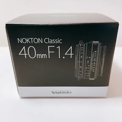 Voigtlander NOKTON Classic 40mm F1.4 M.C VM For Leica M-New In Stock -Fast Ship! • $327.45