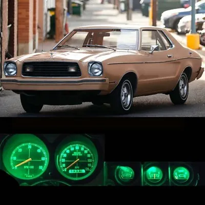 Dash Gauge Cluster LED Dashboard Bulbs Lamp Green For 1974-1978 Ford Mustang II • $9.08