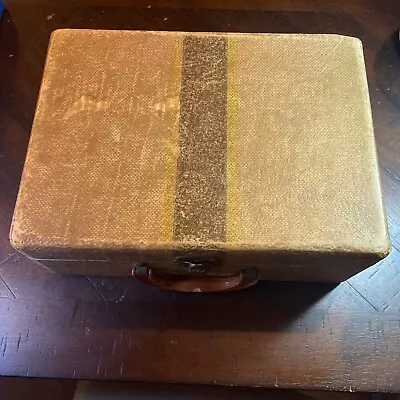 Vintage Travel Case Storage Box 11” X 8” X 4” • $24.99