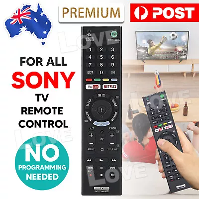 GENUINE SONY REMOTE CONTROL For ALL SONY TV NETFLIX Bravia 4k Ultra HD Smart • $9.45