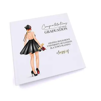 £14.49 • Buy Personalised Female Girls Graduation Photo Album Keepsake Gift UV-843