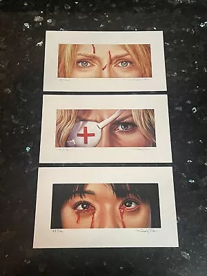 Jason Edmiston Kill Bill Lot Eyes Without Face Print EWAF Mondo Tarantino • $500