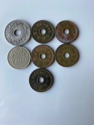 $3 • Buy Japanese Yen Coins, All In Circulation Prior To 1995