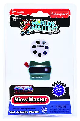 World's Smallest MOTU Masters Of The Universe Viewmaster Viewer/Reel Mini Toy • $8.95